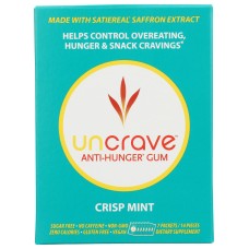 UNCRAVE: Gum Anti Hunger Mint 7Pk, 14 pc