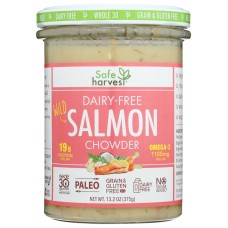 SAFE HARVEST: Chowder Salmon Df, 13.2 oz