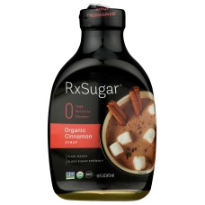 RXSUGAR: Organic Cinnamon Syrup, 16 fo