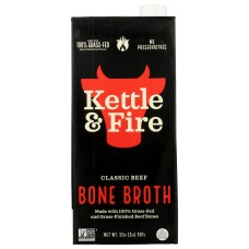 KETTLE AND FIRE: Beef Bone Broth, 32 oz