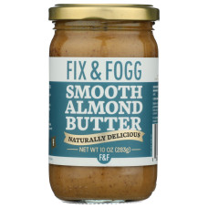 FIX & FOGG: Almond Butter Smooth, 10 oz FIX & FOGG: Almond Butter Smooth, 10 oz