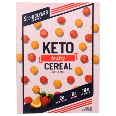SCHOOLYARD SNACKS: Fruity Keto Cereal, 6 oz