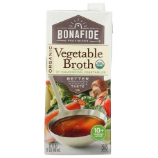 BONAFIDE: Broth Vegetable Og, 32 fo