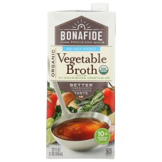 BONAFIDE: Broth Vegetable Nsa Og, 32 fo