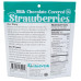 NUT FREE CHOCOLATE FACTORY: Organic Milk Chocolate-Covered Strawberries, 2.3 oz