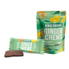 GINGERMANIA: Mango Ginger Chew, 5 oz