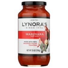 LYNORAS: Sauce Pasta Marinara, 25 oz