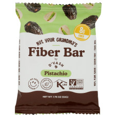 DVASH ORGANICS: Pistachio Fiber Bar, 1.76 oz