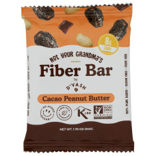 DVASH ORGANICS: Cacao Peanut Butter Fiber Bar, 1.76 oz