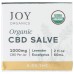 JOY ORGANICS: Organic Cbd Salve, 2 oz