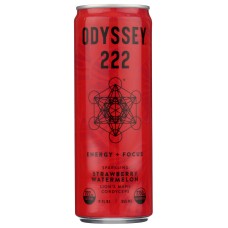 ODYSSEY ELIXIR: Sparkling Strawberry Watermelon Energy Drink, 12 fo