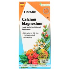 SALUS: Calcium and Magnesium Liquid Herbal and Mineral Supplement, 17 fo