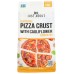 JUST ABOUT FOODS: Gluten Free Pizza Crust with Cauliflower Flour, 1 lb
