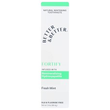 BETTER AND BETTER: Toothpaste Fortify Sngle, 3.4 oz