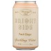 BRIGHT SIDE BEVERAGE CLUB: Sprk Wtr Peach Ginger 6Pk, 72 FO