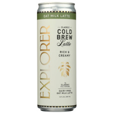 EXPLORER COLD BREW: Classic Oat Milk Coffee Latte, 12 fo EXPLORER COLD BREW: Classic Oat Milk Coffee Latte, 12 fo