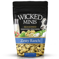 WICKED MIX: Wicked Minis Crackers Zesty Ranch, 6 oz