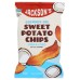 JACKSONS CHIPS: Unsalted Sweet Potato Chips With Coconut Oil, 5 oz
