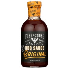 FIRE AND SMOKE: Sauce Original, 20 OZ