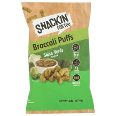SNACK'IN FOR YOU: Broccoli Puffs Salsa Verde, 4 oz