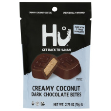 HU: Coconut Dark Chocolate Bites, 2.75 oz HU: Coconut Dark Chocolate Bites, 2.75 oz