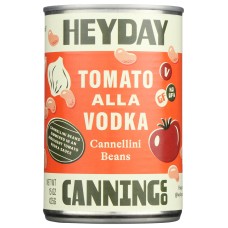 HEYDAY CANNING CO: Beans Cnnllini Tmto Vdka, 15 OZ