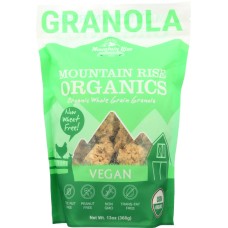 MOUNTAIN RISE ORGANIC GRANOLA: Organic Vegan Granola, 13 oz