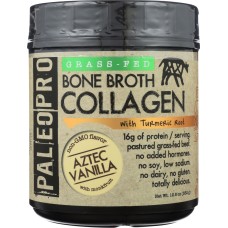 PALEO: Grass Fed Bone Broth Collagen Aztec Vanilla, 12.6 oz