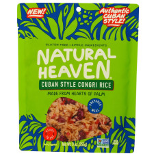NATURAL HEAVEN: Cuban Style Congri Rice Hearts Of Palm, 9 oz NATURAL HEAVEN: Cuban Style Congri Rice Hearts Of Palm, 9 oz