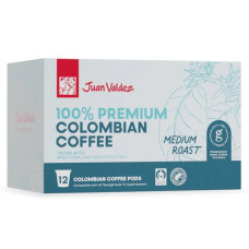 JUAN VALDEZ COFFEE: Colombian Coffee Pods Medium Roast 12ct, 4.56 oz JUAN VALDEZ COFFEE: Colombian Coffee Pods Medium Roast 12ct, 4.56 oz