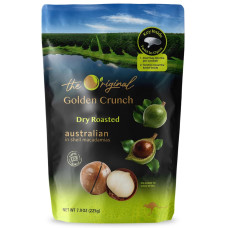GOLDEN CRUNCH: Dry Roasted Macadamias, 7.9 oz GOLDEN CRUNCH: Dry Roasted Macadamias, 7.9 oz