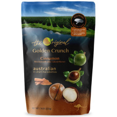 GOLDEN CRUNCH: Cinnamon Macadamias, 7.9 oz GOLDEN CRUNCH: Cinnamon Macadamias, 7.9 oz