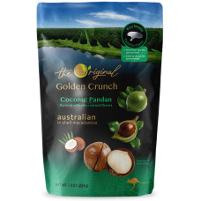 GOLDEN CRUNCH: Coconut Pandan Macadamias, 7.9 oz GOLDEN CRUNCH: Coconut Pandan Macadamias, 7.9 oz