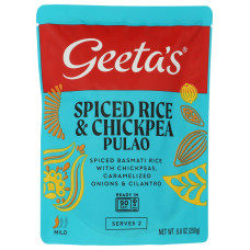 GEETA'S: Spiced Rice and Chickpea Pulao Dish, 8.8 oz