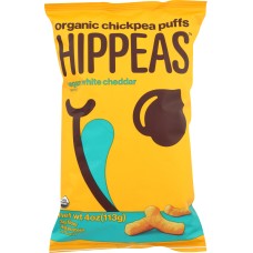 HIPPEAS: Chickpea Puffs White Cheddar, 4 oz