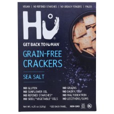 HU: Sea Salt Grain-Free Crackers, 4.25 oz