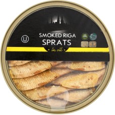 GRILLED CATCH: Sprats Smoked Riga Oil, 5.6 oz