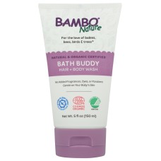 BAMBO NATURE: Wash Hair Body Bath Buddy, 5 oz