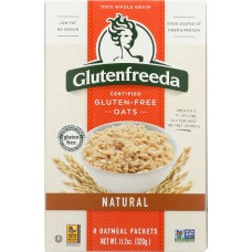 GLUTENFREEDA: Gluten Free Instant Oatmeal Natural, 11.2 oz