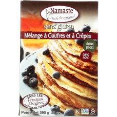 NAMASTE FOODS: Waffle & Pancake Mix Gluten Free, 21 oz