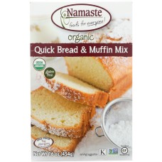 NAMASTE FOODS: Organic Quick Bread and Muffin Mix, 16 oz