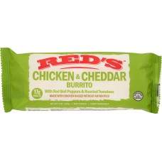 RED'S: Natural Foods Chicken & Cheese Burrito, 5 oz