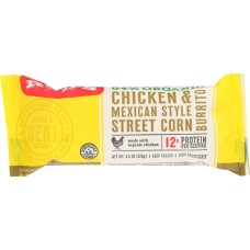 REDS: Chicken Mexican Corn Burrito, 4.5 oz