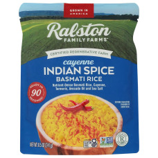RALSTON FAMILY FARMS: Indian Spice Basmati Rice 90 Seconds, 8.5 oz