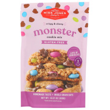 MISS JONES BAKING CO: Gluten-Free Monster Cookie Mix, 10.57 oz