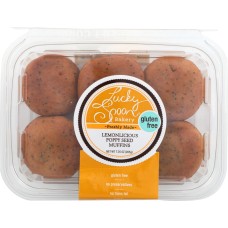 LUCKY SPOON: Gluten Free Lemonlicious Poppy Seed Muffins, 7.25 oz