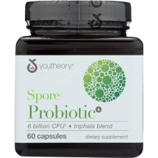 YOUTHEORY: Spore Probiotic 6 Billion CFU, 60 cp
