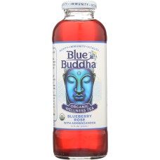 BLUE BUDDHA: Organic Blueberry Rose Tea, 14 oz