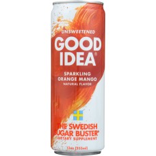 GOOD IDEA: Sparkling Orange Mango Energy Supplement, 12 fl oz