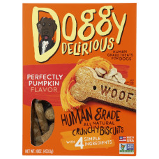 DOGGY DELIRIOUS: Dog Bone Pumpkin, 16 oz